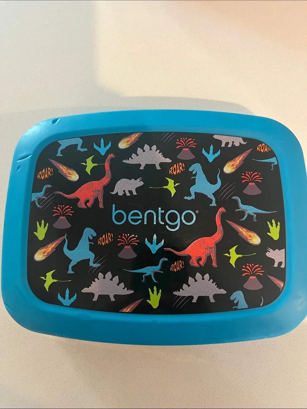 Pottery Barn Kids Dinosaur Lunchbox and Bentgo Dinosaur Lunchbox
